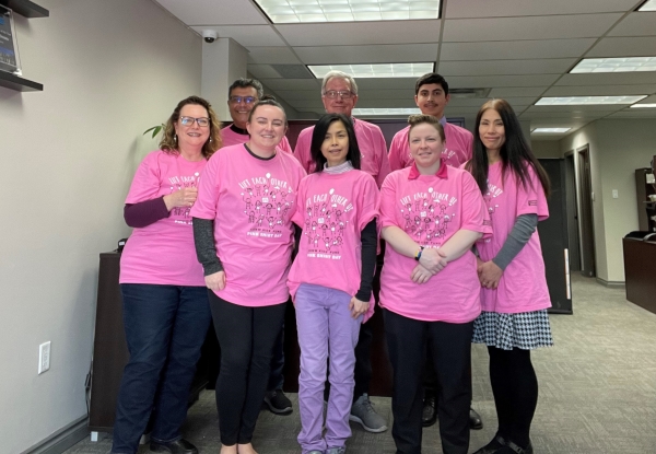 2022 Pink Shirt Day at Assertive Northwest Property Management Company